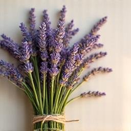 Close up of calming lavender and chamomile